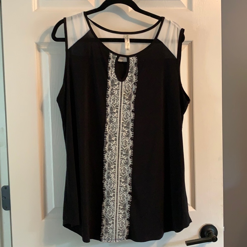 Black and White Tank Top